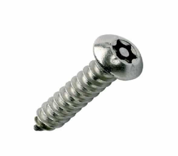 BUTTON HEAD 6-LOBE PIN SELF TAPPER